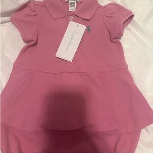 Ralph Lauren Kids Pink Polo Dress